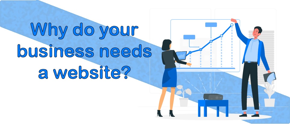 why your business needs a website illustration